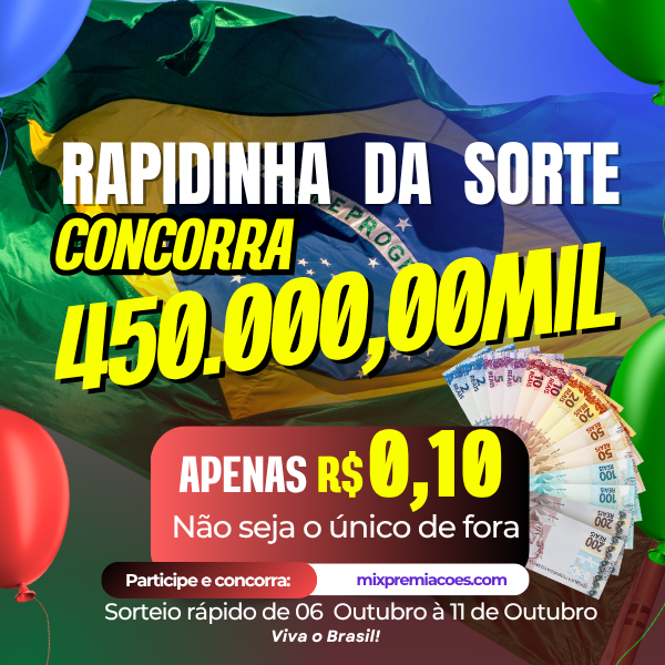 RAPIDINHA DE 450MIL NO PIX